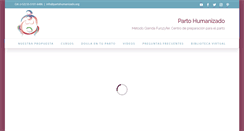 Desktop Screenshot of partohumanizado.org